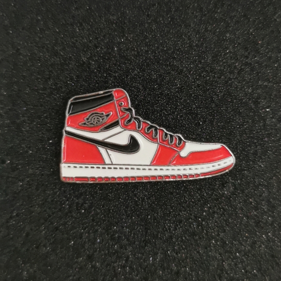 Nike Other - Nike Brooch Mini Air Jordan Shoes Miniature Pin in Red